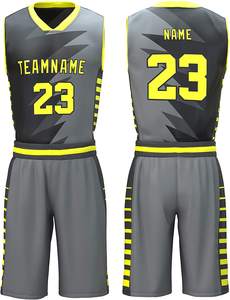 Camisetas de baloncesto personalizadas para hombre, venta al por mayor, uniformes transpirables de secado rápido, conjuntos de camisetas de baloncesto por sublimación - Product Image 5