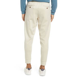 กางเกงวิ่งออกกำลังกายเอวสูงของผู้ชายกางเกงกีฬาผ้าคอตตอนแบบตรงลายขวางสีพื้นออกแบบโลโก้ได้ตามต้องการ - Product Image 2