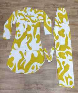 Salwar Kameez de Estilo Pakistaní en Viscosa Georgette y Seda, Ropa Tradicional India, Ropa de Fiesta, Diseño Chic y Elegante - Product Image 3