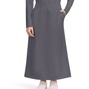 Material duradero Scrub Faldas Más vendidos Bajo MOQ Scrub Faldas Color personalizado Precio barato Scrub Falda hecha en Pakistán - Product Image 1