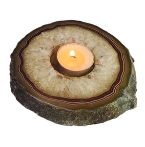 Bougeoir en métal en forme de feuille pour une décoration murale de la meilleure qualité Bougeoir en métal disponible à prix réduit - Product Image 5