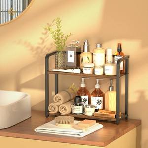 Newly Arrival Restaurant and Hotels Kitchen Wall Mounted Spices Storage <b>Rack</b> <b>Shelving</b> Made Wood and Iron Large Home Utensils - Product Image 3
