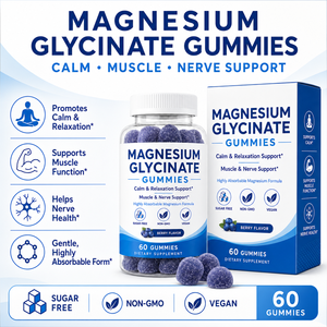 Gomitas Veganas de Magnesio 200mg Glicinato de Magnesio, 50mg L-Teanina, 5mg Zinc, 10mcg D3, Sin GMO, Sin <span class=keywords><strong>Gelatina</strong></span>, Sabor Bayas, 60 Unidades - Product Image 4