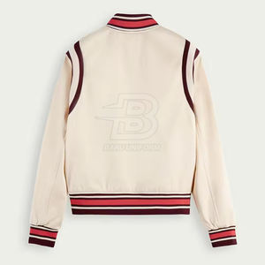 Nouveauté veste Letterman pour femmes veste Letterman d'hiver élégante 100% coton pour femmes - Product Image 2