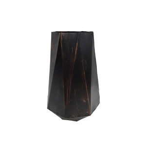 Florero de Metal de diseño elegante con acabado dorado para el hogar, boda, restaurante, decoración de mesa, jarrón de Metal hecho a mano - Product Image 5