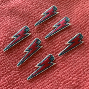 Customized Wholesale <b>Iron</b> on Embroidery Patches Heat <b>Press</b> Small Logo Badge Embroidery Flag Patches for Hat and Clothing Patch - Product Image 1