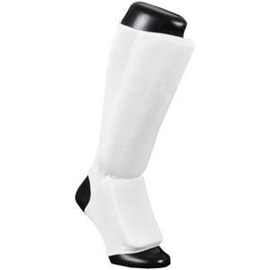 Espinilleras y protector de empeine de tela elástica blanca de alta calidad personalizada - Product Image 1