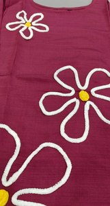 ชุดคุर्ติและกางเกงขายาวสไตล์โมเดิร์นแบบสั้นพิเศษสำหรับงานออกงาน  สำหรับผู้หญิงหรือเด็กผู้หญิง / ขายออนไลน์ - Product Image 4