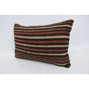 พรมขนแกะ kilim สีน้ำตาลลายละเอียดขนาด16X24นิ้วหมอนแบบวินเทจเทคนิคทอ - Product Image 4