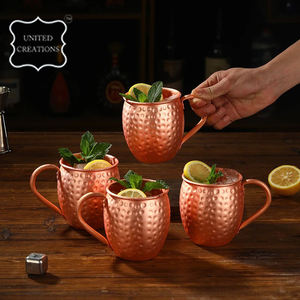 Tasse Cooper tasse de baril de cuivre pur pour Moscou Mule tasses Cocktail produit le plus vendu Moscow Mule Mug - Product Image 6