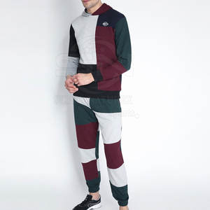 Conjunto de chándal de entrenamiento ajustado de algodón 100% para hombre de talla grande nueva ropa transpirable para correr al aire libre para invierno - Product Image 4