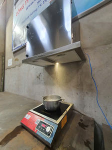 Asean Cuisine 20kg Hotte électrique 300w Puissance 700X350X500 Taille 1 an de garantie Nettoyage à ions négatifs Machine de cuisine en métal - Product Image 5