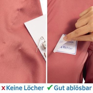 Herma Special White Acetate Silk Garment Label 80x50mm 250 Labels/Pack - Product Image 5