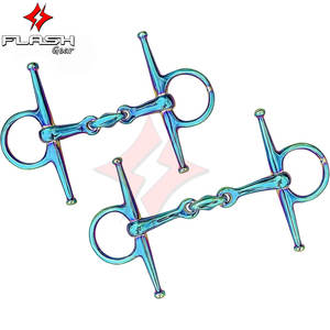 Vástago Kelly Silver Star 3 piezas Dogbone Roller Horse Bit Breeches Western Riding Bit Control de acción suave Todos los niveles de habilidad - Product Image 5