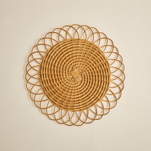 Delightful Rattan <b>Round</b> <b>Placemat</b> Handmade Wicker Table Mat Decorative <b>Placemat</b> For Table Setting Home Decor Vietnam Wholesaler - Product Image 3
