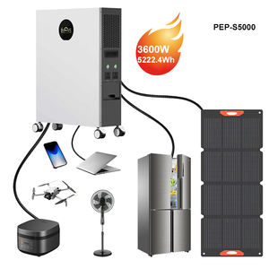 ZLWM Centrale électrique portable 3600W 5222.4Wh avec contrôleur MPPT onduleur à onde sinusoïdale pure pour la maison et le camping - Product Image 1