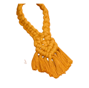 Rond de serviette en macramé de qualité réutilisable Accessoires de décoration de table à manger de qualité standard Porte-serviettes de finition standard - Product Image 3