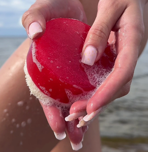 Savon Éponge Naturel à la Mangue Ligne Premium OEM/ODM Marque Privée Écologique Vente en Gros Fête des Femmes Promotion 2026 - Product Image 6