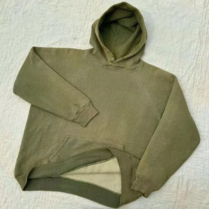 Top vente fabricant haute qualité hiver épais sweat à capuche 100% coton hommes Vintage pierre lavé à l'acide sweat à capuche conception personnalisée - Product Image 4