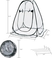 Mini serre portable pop-up moderne et écologique pour plantes et fleurs de jardin, protection pour l'arrière-cour