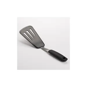 modern stylish wholesale stainless steel turner spatula Tongs Clip for Fish Beefsteak Bread Hamburger