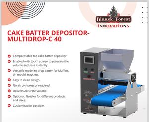 เครื่องหยอดแป้งเค้กอัตโนมัติปรับความเร็วได้เครื่องหยอดแป้งเค้กโลหะทำจากสแตนเลส - Product Image 4