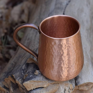 Premium Quality Pure Copper Moscow Mule <b>Mugs</b> Handcrafted embossed design <b>Mugs</b> Matt Finished for Beer, Wine, Soft Drink and Vodka - Product Image 5