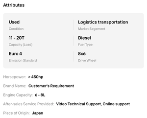 Meilleur!! Camion tracteur logistique commercial 6x4 avec cabine couchette diesel pour le transport portuaire et l'entreposage - Product Image 6