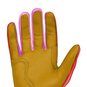 Guantes de bateo de béisbol transpirables Hombres Ropa deportiva Guantes de protección 100% Cuero de vaca Logotipo personalizado - Product Image 5