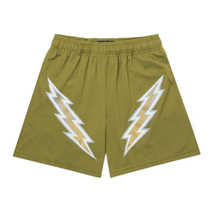 Shorts d'été de style nouveau, décontractés, respirants, en maille, pour hommes, confort personnalisé, taille élastique, shorts en maille pour hommes - Product Image 3