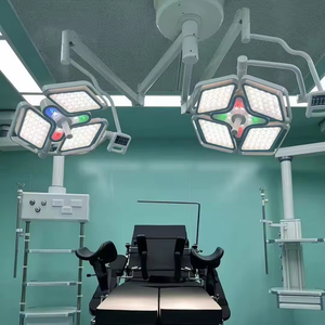 Lámpara Quirúrgica LED Profesional de Doble Cabezal sin Sombra, Tipo Pétalo, Eléctrica, 160000 Lux, Temperatura de Color Ajustable, Alto CRI 96, para Operaciones - Product Image 2
