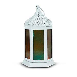 Hot Selling Black Moroccan <b>Lantern</b> Metal & Glass <b>Candle</b> Holder <b>Lanterns</b> High Quality Handmade Home <b>Outdoor</b> Event Decor <b>Lantern</b> - Product Image 4