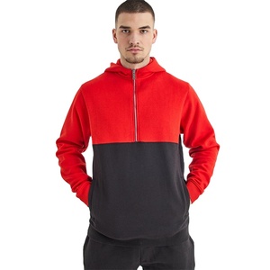 ชุดวอร์มผู้ชายแบบมีซิปครึ่งตัว ดีไซน์พิเศษ คุณภาพสูง ทรงปกติ น้ำหนัก 280 กรัม ผ้าฝ้าย 100% เหมาะสำหรับวิ่งในฤดูหนาว - Product Image 4