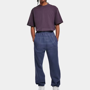 Pantalons de survêtement baggy décontractés pour hommes de qualité supérieure fabriqués sur mesure à partir de coton motif droit disponible en ligne à la vente - Product Image 6