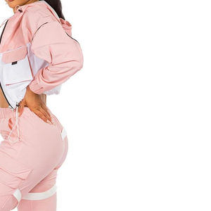 Wholesale Price Women Two Piece Training <b>Tracksuit</b> Made in High Quality OEM Wholesale Customized <b>Tracksuit</b> for Women - Product Image 5