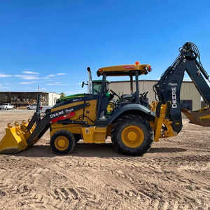 Retroexcavadora usada Johnny for Deere 410L Hydac Joystick Máquinas de construcción con motor de caja de cambios Componentes del núcleo del motor - Product Image 1