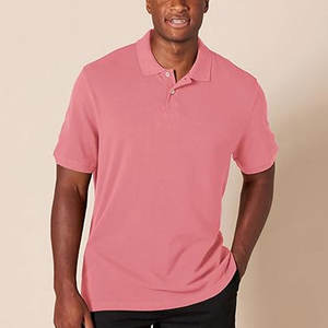 Chemise décontractée pour homme, coupe ajustée, manches courtes, imprimé tricoté, anti-rides, 100 % coton - Product Image 1