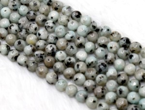 Cuentas Redondas de Jaspe Kiwi Suave de 8mm de Alta Venta, Piedras de Cristales Curativos Naturales a Precio Mayorista - Product Image 1