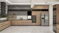 Votre maison idéale : un système de meubles de cuisine intégré, ergonomique et au design épuré.