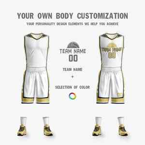 Uniformes de basket-ball en gros maillot de basket-ball personnalisé Shorts maillot de basket-ball réversible ensemble de logos respirant - Product Image 4