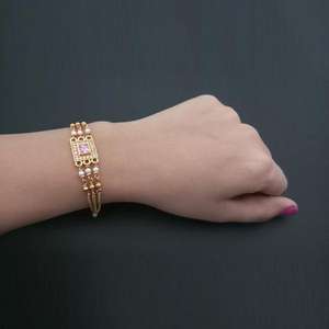 Umiyaji Gold-Plated Pink Austrian Stone <b>Bracelet</b> Fashion Jewelry <b>Sets</b> - Product Image 1