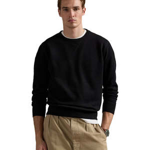 Sudaderas de Forro Polar con Cuello Redondo para Hombre, Otoño, Lisas, Teñidas, Transpirables, Cómodas, Elegantes, con Logotipo Personalizado Disponible, Todos los Colores, 180g - Product Image 2