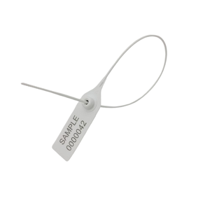 300MM Asialock Security Seal Nummerierte Kunststoff dichtungen mit eingebetteten Metall klammern - Product Image 1