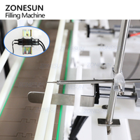 ZONESUN ZS-YTCR4A automatique 4 têtes eau de javel toilette nettoyant corrosif chimique liquide engrais gravité bouteille Machine de remplissage