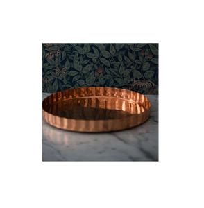 Plateau de service en laiton antique fabriqué à la main de qualité supérieure avec un design vintage pour une élégante salle à manger à la maison et une utilisation décorative - Product Image 1