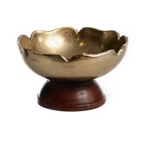 Grand bol en métal pour dattes, idéal pour les réunions de famille, pour garder les fruits secs organisés pour tous les invités - Product Image 3