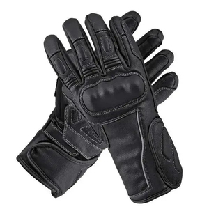 Guantes de Protección Completa para Manos de Alta Calidad, Recubiertos de Poliuretano, de Cuero Azul y Blanco, Antideslizantes, para Montar al Aire Libre, Unisex, con Cierre de Gancho y Bucle - Product Image 1