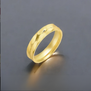 Anillos de Pareja de Oro de 14K, 4.08 Gramos, Diseño de Banda Elegante - Product Image 2