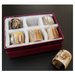 แหวนผ้าเช็ดปากรูปเขาควายสำหรับงานแต่งงานงานปาร์ตี้ - Product Image 1