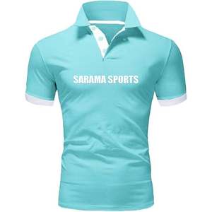 Polo à manches courtes en polyester à séchage rapide et respirant avec logo personnalisable Service OEM - Product Image 1